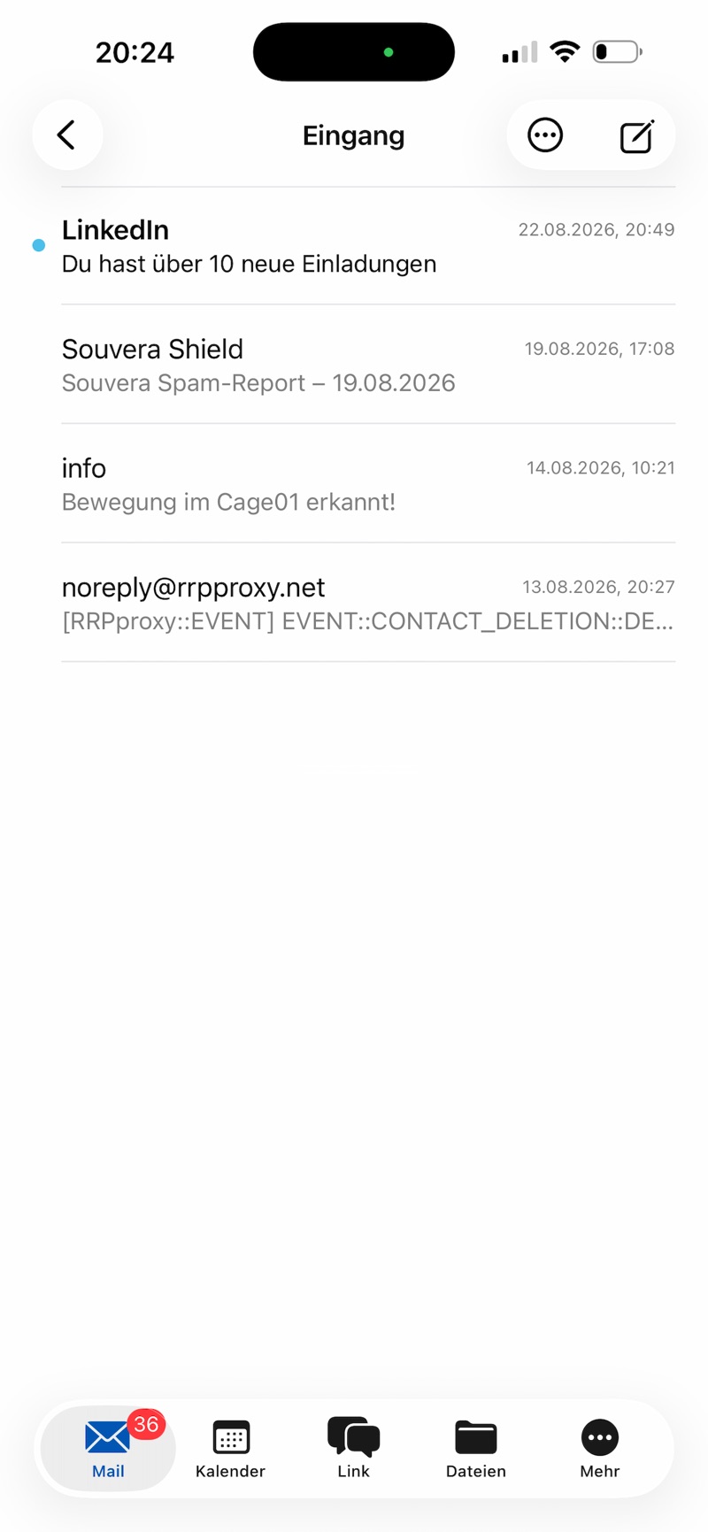 Souvera Workspace app on iOS (App Store screenshot)