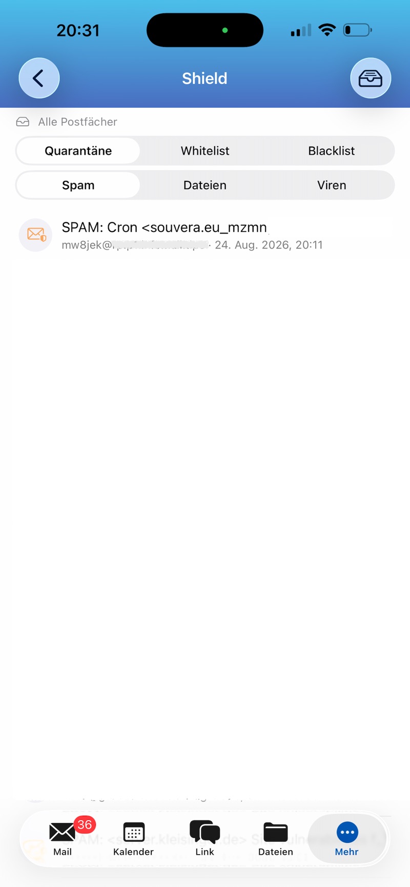 Souvera Workspace app on iOS (App Store screenshot)